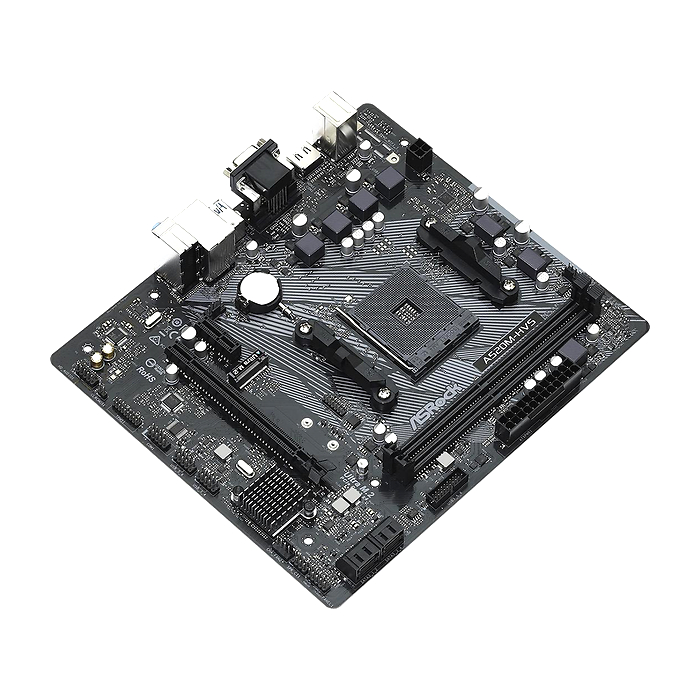Дънна платка ASRock A520M-HVS, Socket AM4, mATX, DDR4