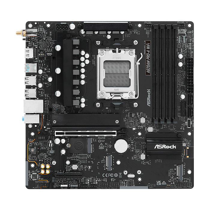 Дънна платка ASRock A620AM PRO-A WIFI, AM5, DDR5