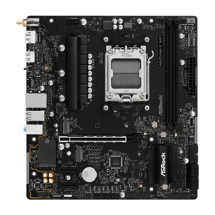 Дънна платка ASRock A620AM-X WIFI, AM5, DDR5