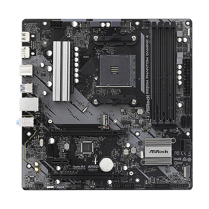 Дънна платка ASRock B550M Phantom Gaming 4, AM4, DDR4