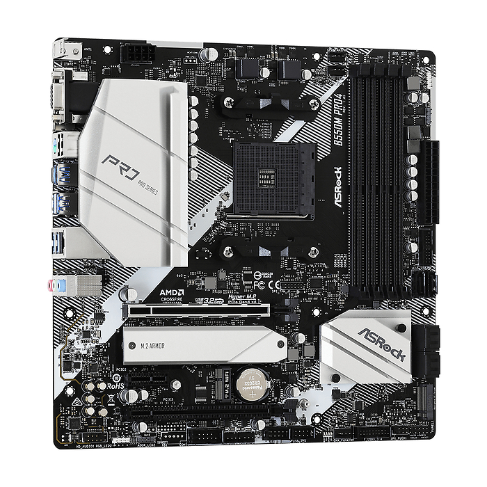 Дънна платка ASRock B550M Pro4, AM4, DDR4