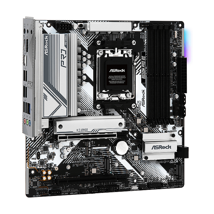 Дънна платка ASRock B650M PRO RS, Socket AM5, DDR5
