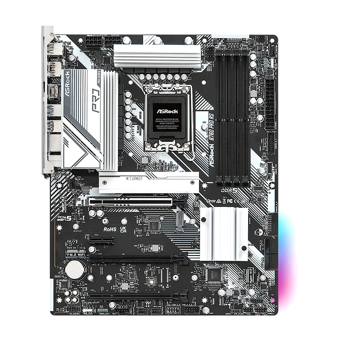 Дънна платка ASRock B760 Pro RS DDR5, Socket 1700