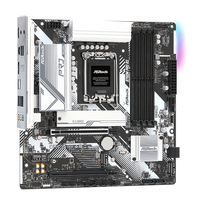 Дънна платка ASRock B760M Pro RS DDR5, Socket 1700