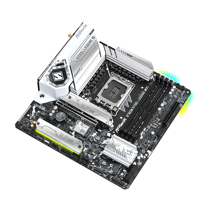 Дънна платка ASRock B760M Steel Legend WIFI DDR5, Socket 1700