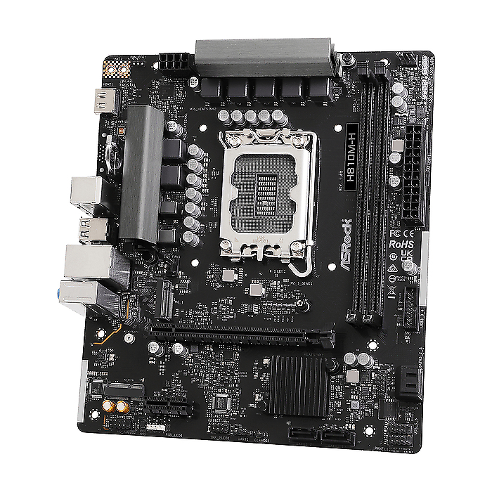 Дънна платка ASRock B810M-H, LGA 1851, Intel B860, DDR5