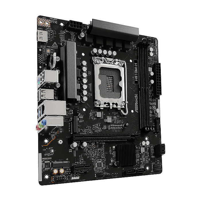Дънна платка ASRock B810M-H, LGA 1851, Intel B860, DDR5