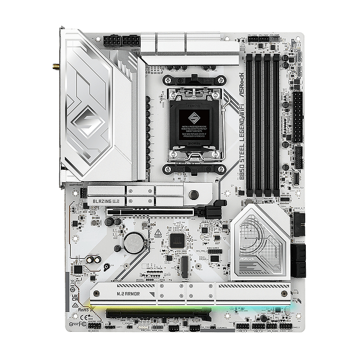 Дънна платка ASRock B850 STEEL LEGEND WIFI 7 socket AM5, DDR5