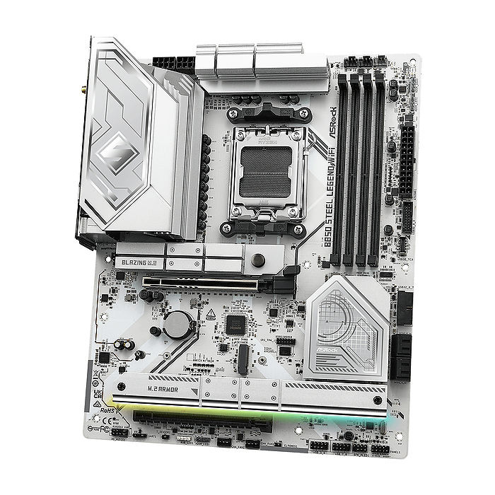 Дънна платка ASRock B850 STEEL LEGEND WIFI 7 socket AM5, DDR5