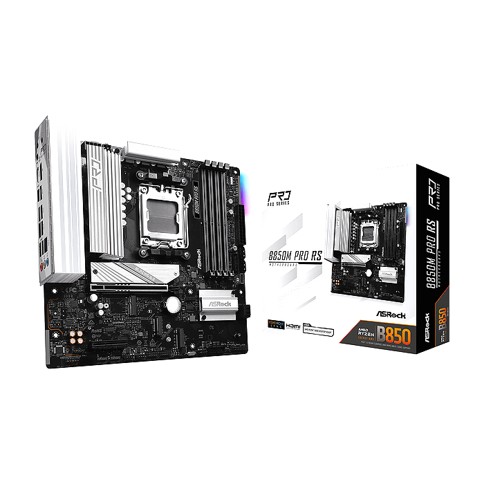 Дънна платка ASRock B850M Pro RS socket AM5, DDR5