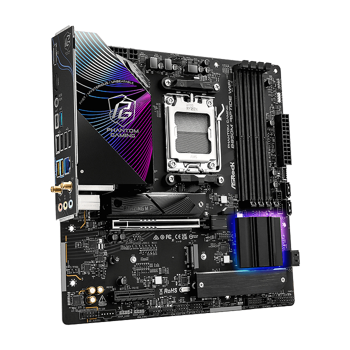 Дънна платка ASRock B850M RIPTIDE WIFI7 socket AM5, DDR5