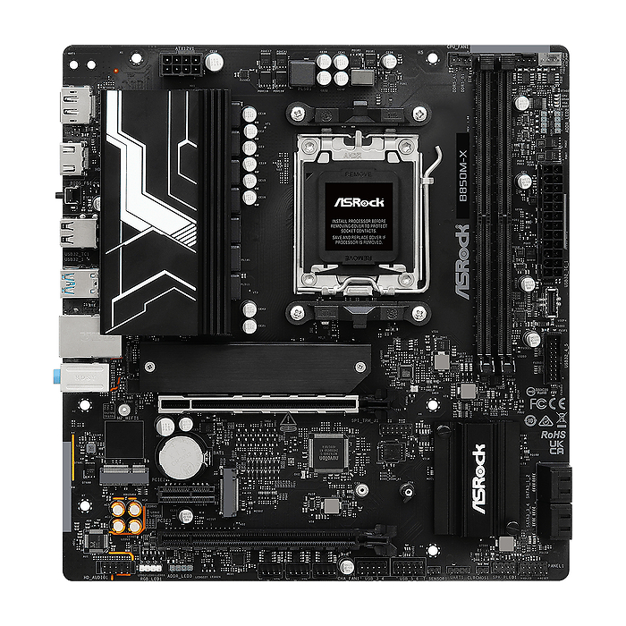 Дънна платка ASRock B850M-X socket AM5, DDR5