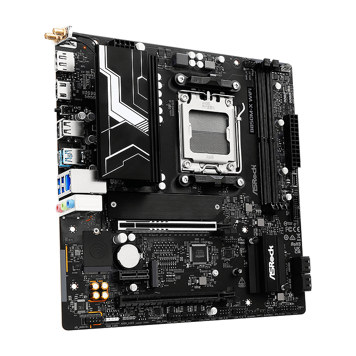 Дънна платка ASRock B850M-X WiFi R2.0 socket AM5, DDR5