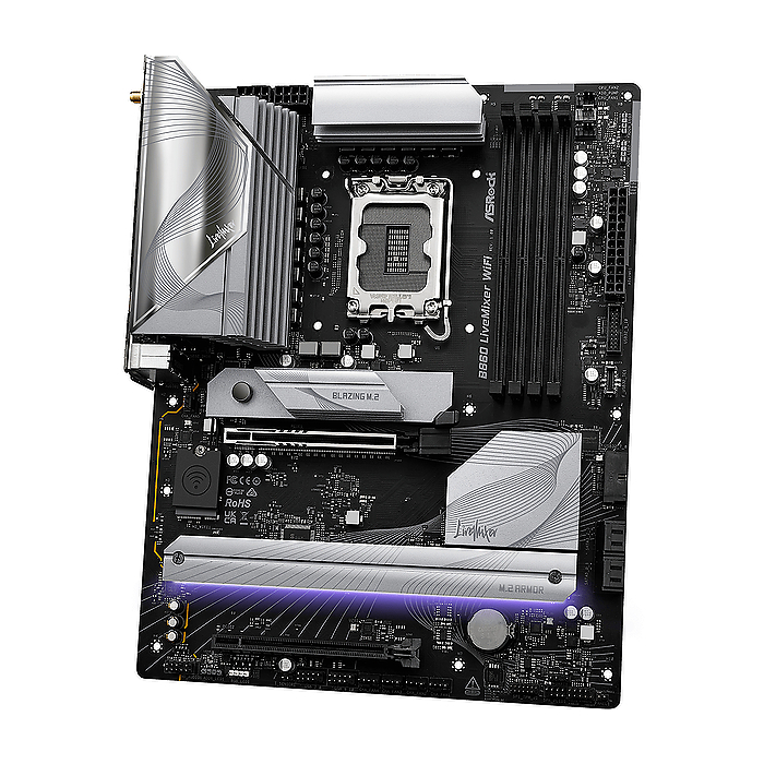 Дънна платка ASRock B860 LiveMixer WIFI 6E, LGA 1851, DDR5