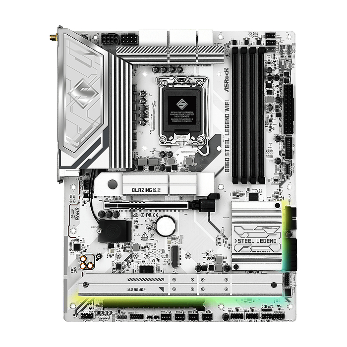 Дънна платка ASRock B860 STEEL LEGEND WIFI 6E, LGA 1851, DDR5