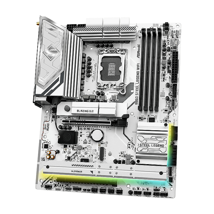 Дънна платка ASRock B860 STEEL LEGEND WIFI 6E, LGA 1851, DDR5