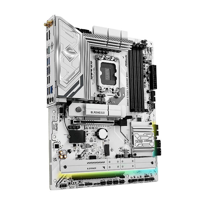 Дънна платка ASRock B860 STEEL LEGEND WIFI 6E, LGA 1851, DDR5