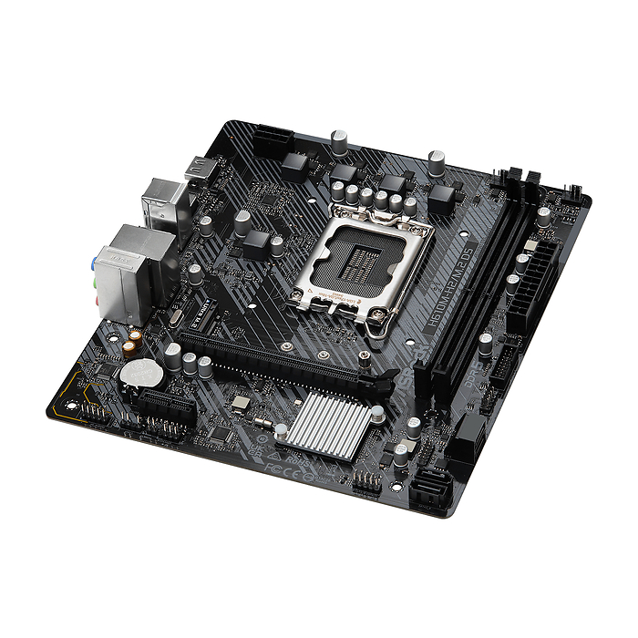 Дънна платка ASRock H610M-H2/M.2, DDR5, mATX, Socket 1700