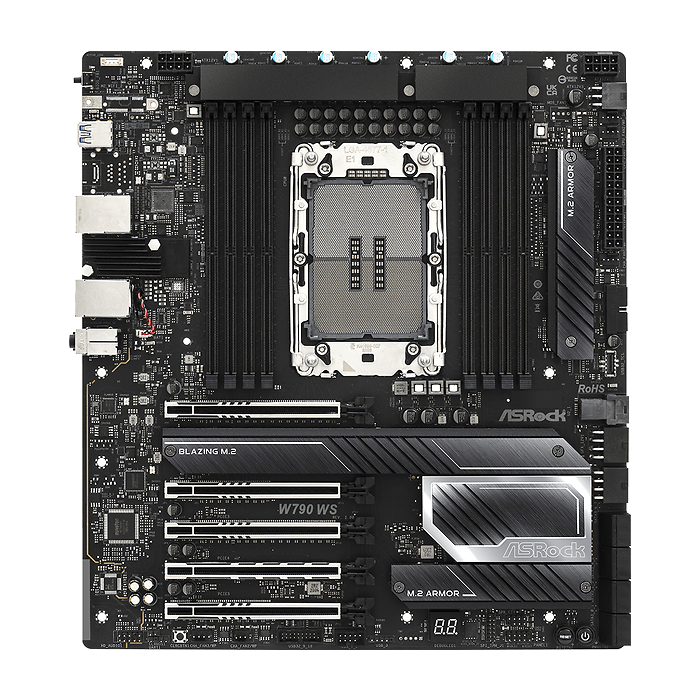 Дънна платка ASROCK W790 WS R2.0, Socket LGA4677, DDR5