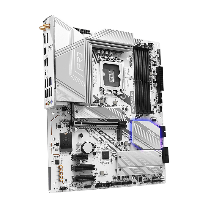 Дънна платка ASRock Z890 Pro RS WIFI White, LGA 1851, DDR5