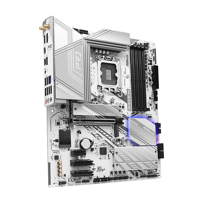 Дънна платка ASRock Z890 Pro RS WIFI White, LGA 1851, DDR5