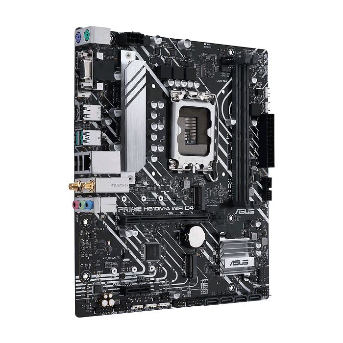 Дънна платка ASUS PRIME H610M-A WIFI D4, LGA 1700 mATX, DDR4