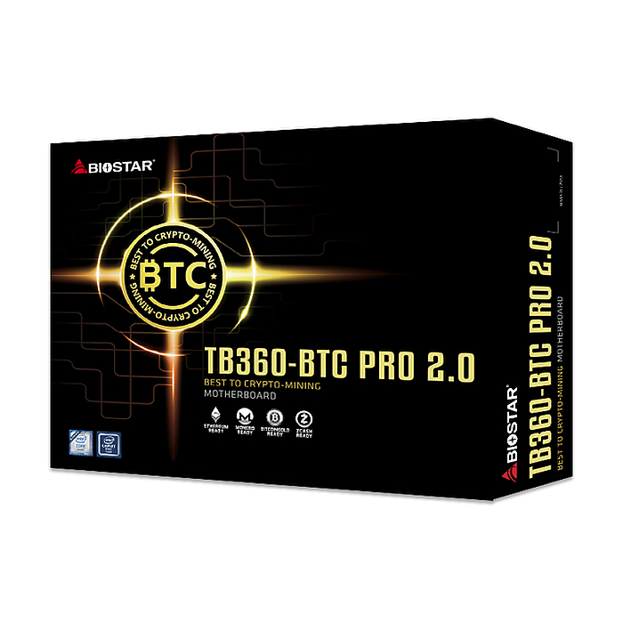 Дънна платка BIOSTAR TB360-BTC PRO 2.0 Intel Socket 1151, DDR4