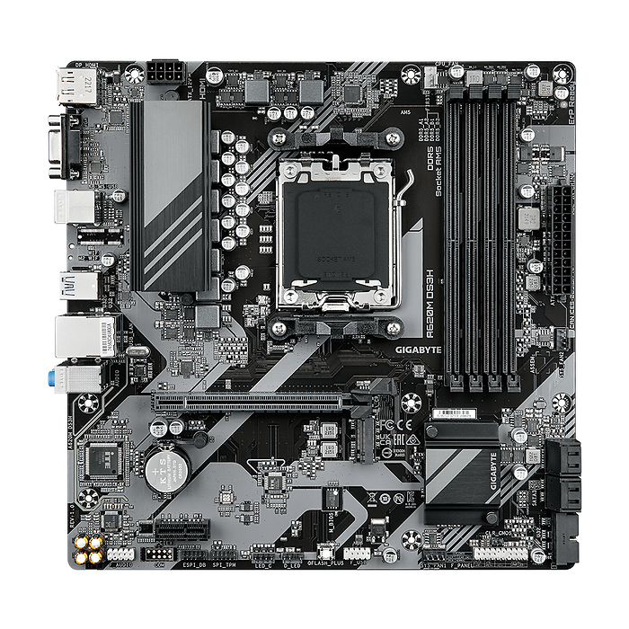 Дънна платка GIGABYTE A620M DS3H socket AM5, DDR5