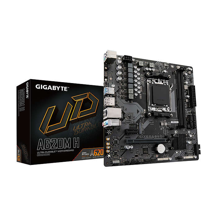 Дънна платка GIGABYTE A620M H socket AM5, DDR5
