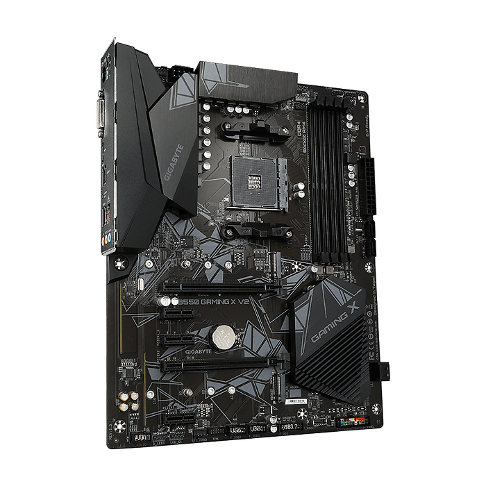 Дънна платка GIGABYTE B550 GAMING X V2 Socket AM4, 4 x DDR4, RGB Fusion, V2 (rev. 1.0)