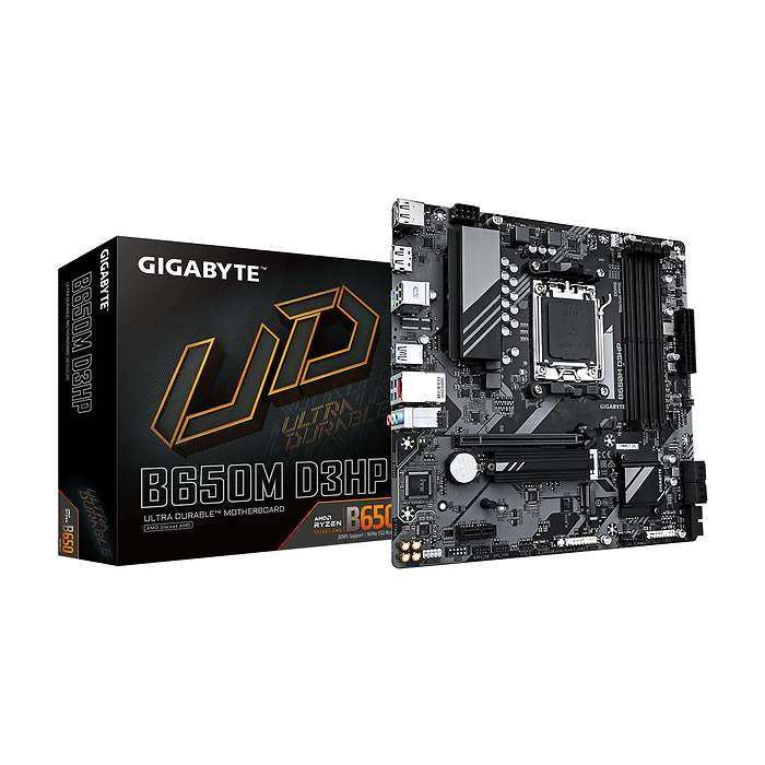 Дънна платка GIGABYTE B650M D3HP socket AM5, DDR5
