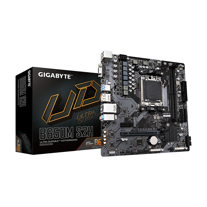 Дънна платка GIGABYTE B650M S2H socket AM5, DDR5