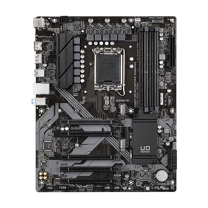 Дънна платка GIGABYTE B760 DS3H, socket 1700, ATX, DDR4