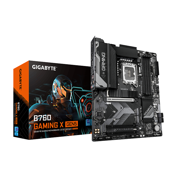 Дънна платка GIGABYTE B760 GAMING X GEN5, socket 1700, DDR5