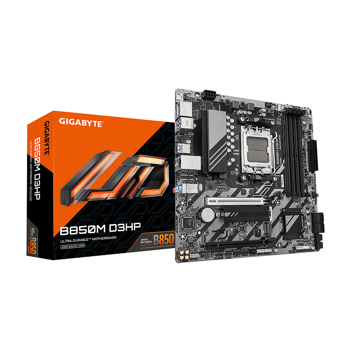 Дънна платка GIGABYTE B850M D3HP socket AM5, DDR5