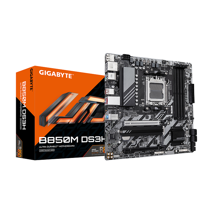 Дънна платка GIGABYTE B850M DS3H socket AM5, DDR5