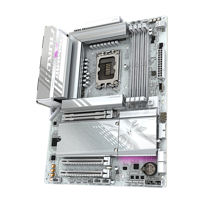 Дънна платка GIGABYTE B860 AORUS ELITE WIF 7 ICE, LGA 1851, DDR5