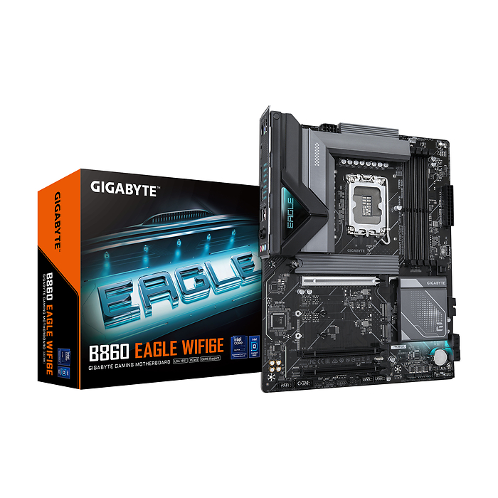Дънна платка GIGABYTE B860 EAGLE WIFI 6E, LGA 1851, DDR5
