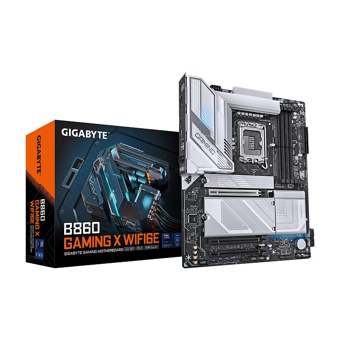 Дънна платка GIGABYTE B860 GAMING X WIFI 6E, LGA 1851, DDR5