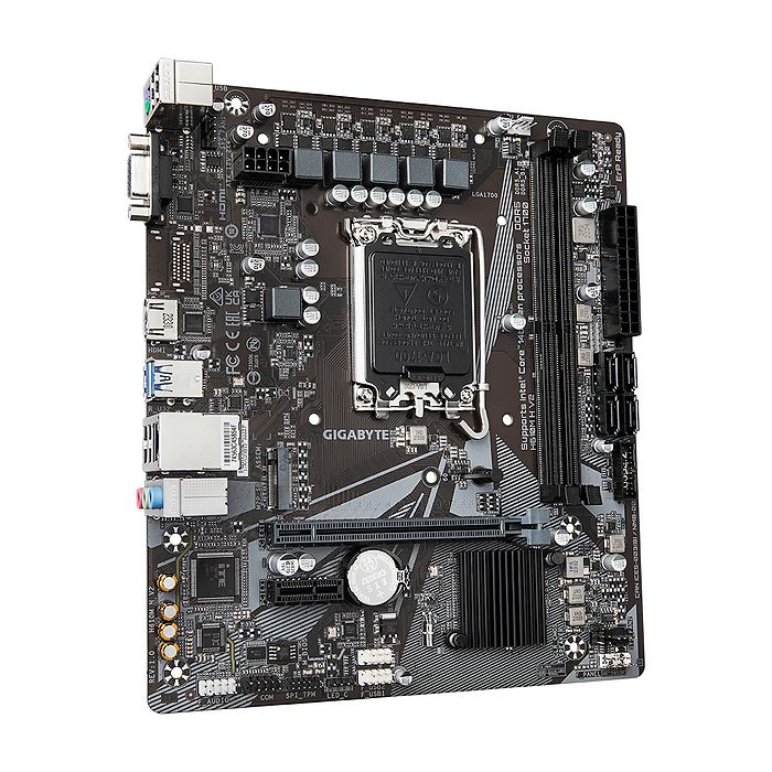 Дънна платка GIGABYTE H610M H V2 Socket 1700, DDR5 rev 1.0, Micro ATX