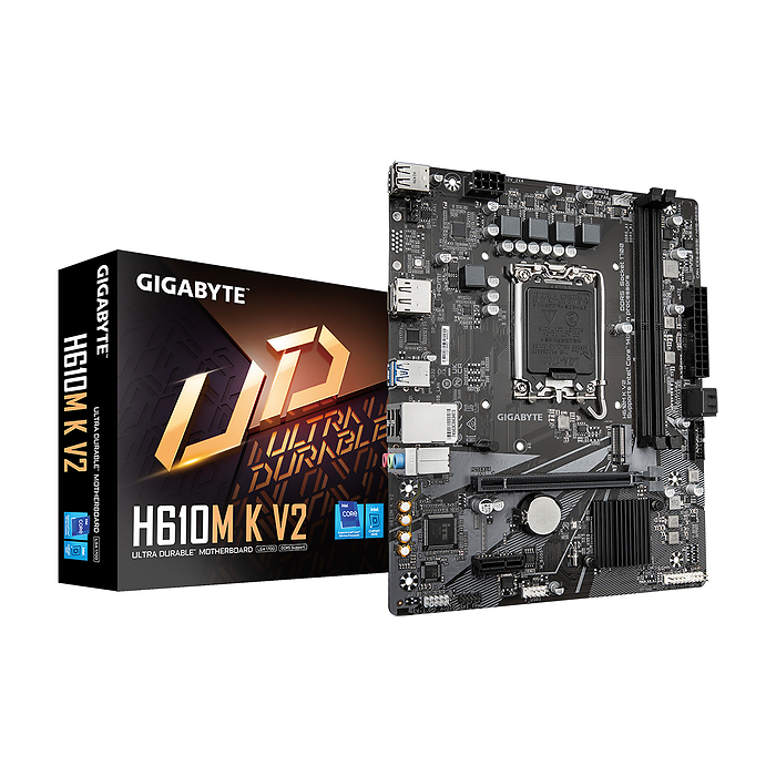 Дънна платка GIGABYTE H610M K V2 DDR5, socket 1700, Micro ATX