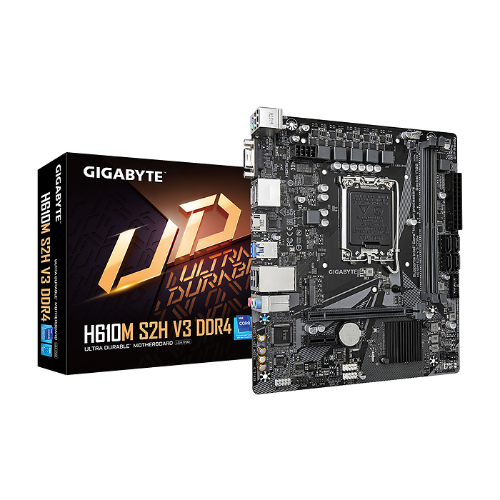 Дънна платка GIGABYTE H610M-S2H V3 DDR4, socket 1700, Micro ATX