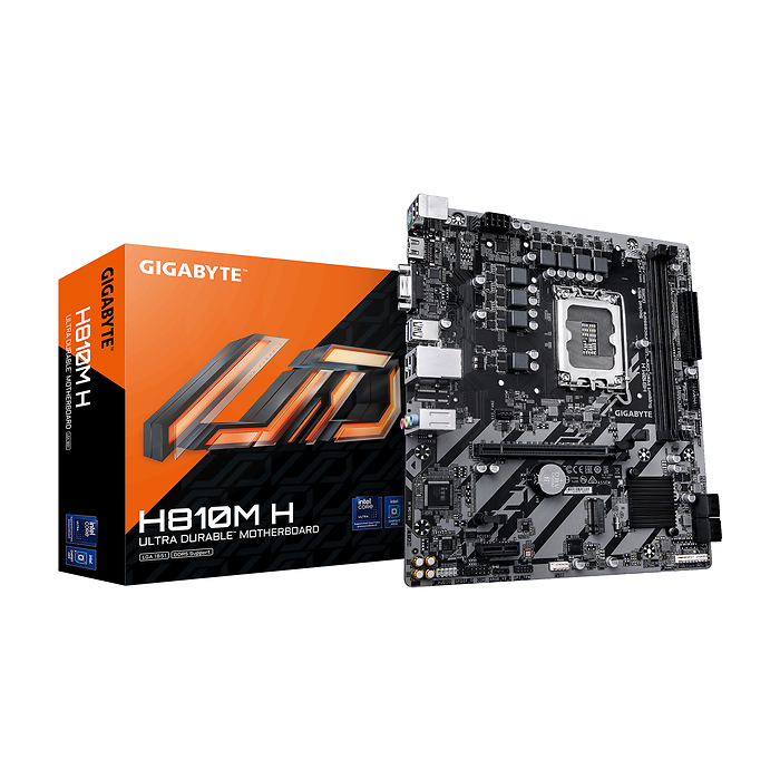 Дънна платка GIGABYTE H810M H, LGA 1851, DDR5