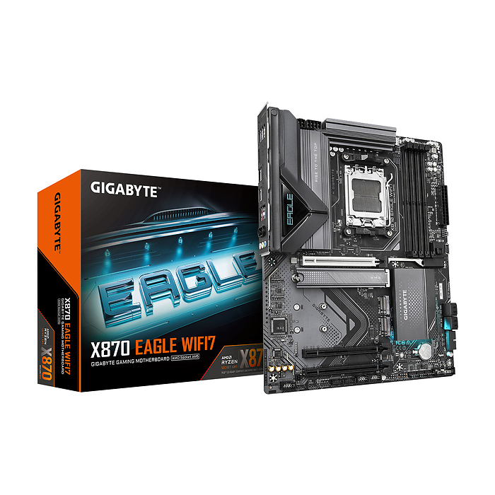 Дънна платка GIGABYTE X870 EAGLE WIFI 7, Socket AM5, DDR5