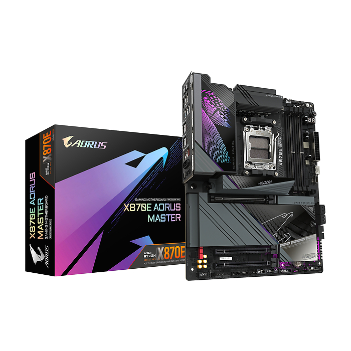 Дънна платка GIGABYTE X870E AORUS MASTER, Socket AM5, DDR5