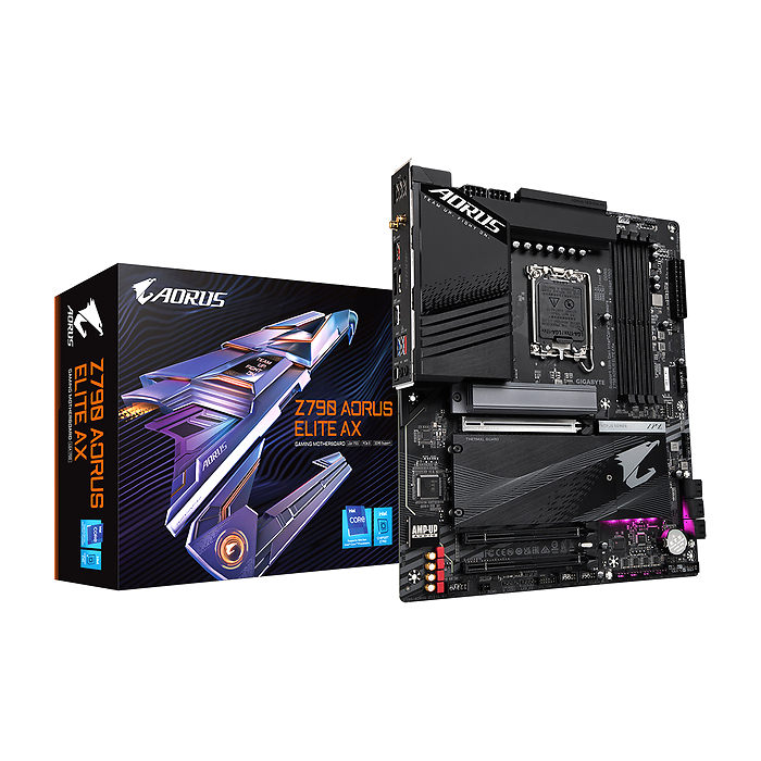 Дънна платка GIGABYTE Z790 AORUS ELITE AX LGA 1700, DDR5