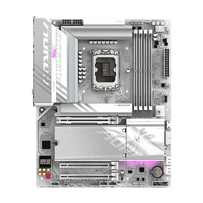 Дънна платка GIGABYTE Z890 AORUS ELITE WIFI 7 ICE, LGA 1851, DDR5