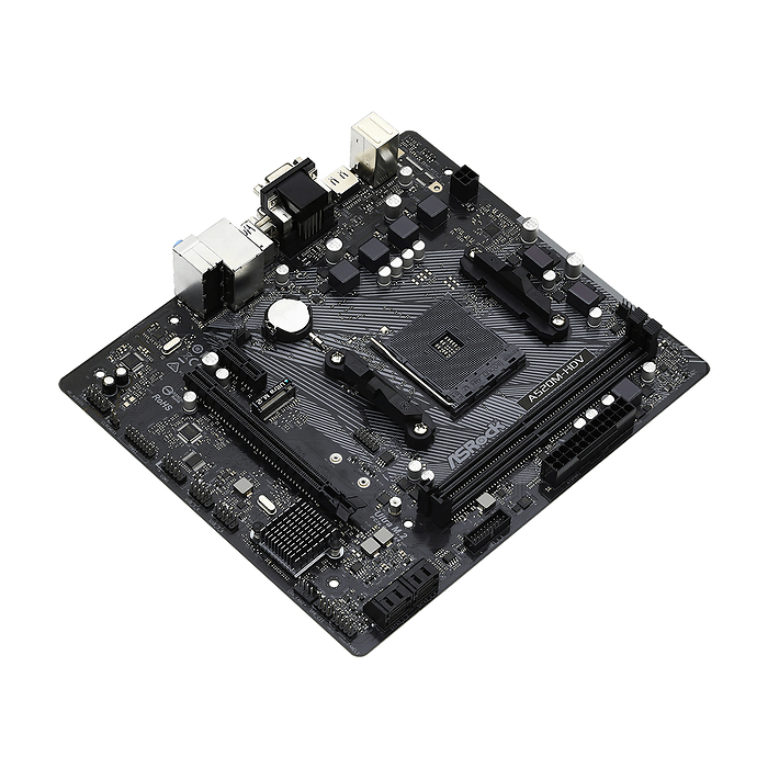 Дънна платка ASRock A520M-HDV, Socket AM4, mATX, DDR4