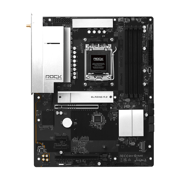 Дънна платка ASRock B850 ROCK WIFI7 socket AM5, DDR5