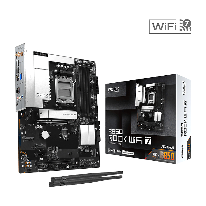 Дънна платка ASRock B850 ROCK WIFI7 socket AM5, DDR5